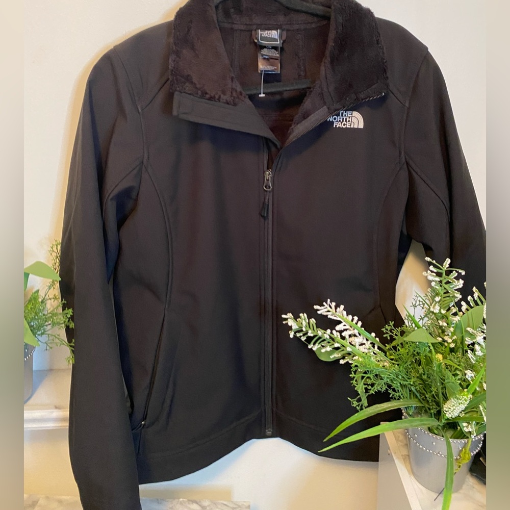 North face fur lined jacket